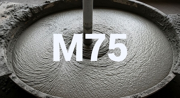 Цементный раствор М75