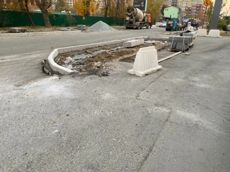 Бетон под бордюры в Санкт-Петербурге